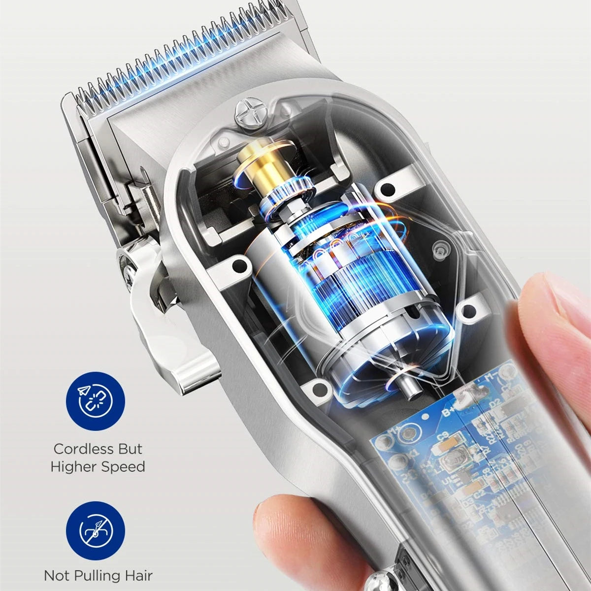 2024 Limural Home appliance Hair Clippers Professional Cordless Clippers Hair Cutting Beard Barbers Electric shaver for men