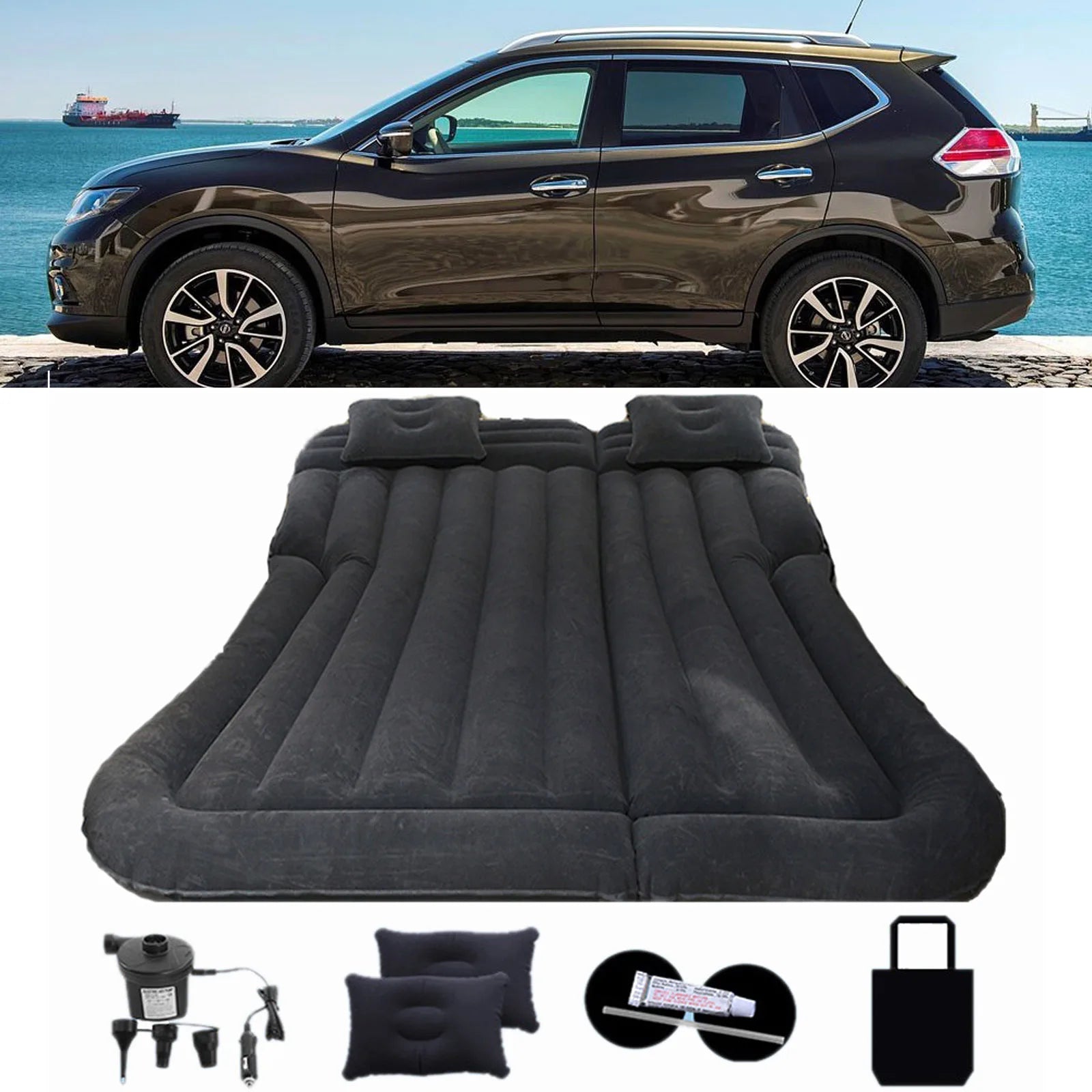 Inflatable Car Mattress SUV Multifunctional Bed Accessories Auto Travel Goods Outdoor Sport for Nissan X-Trail T32 T31 T30