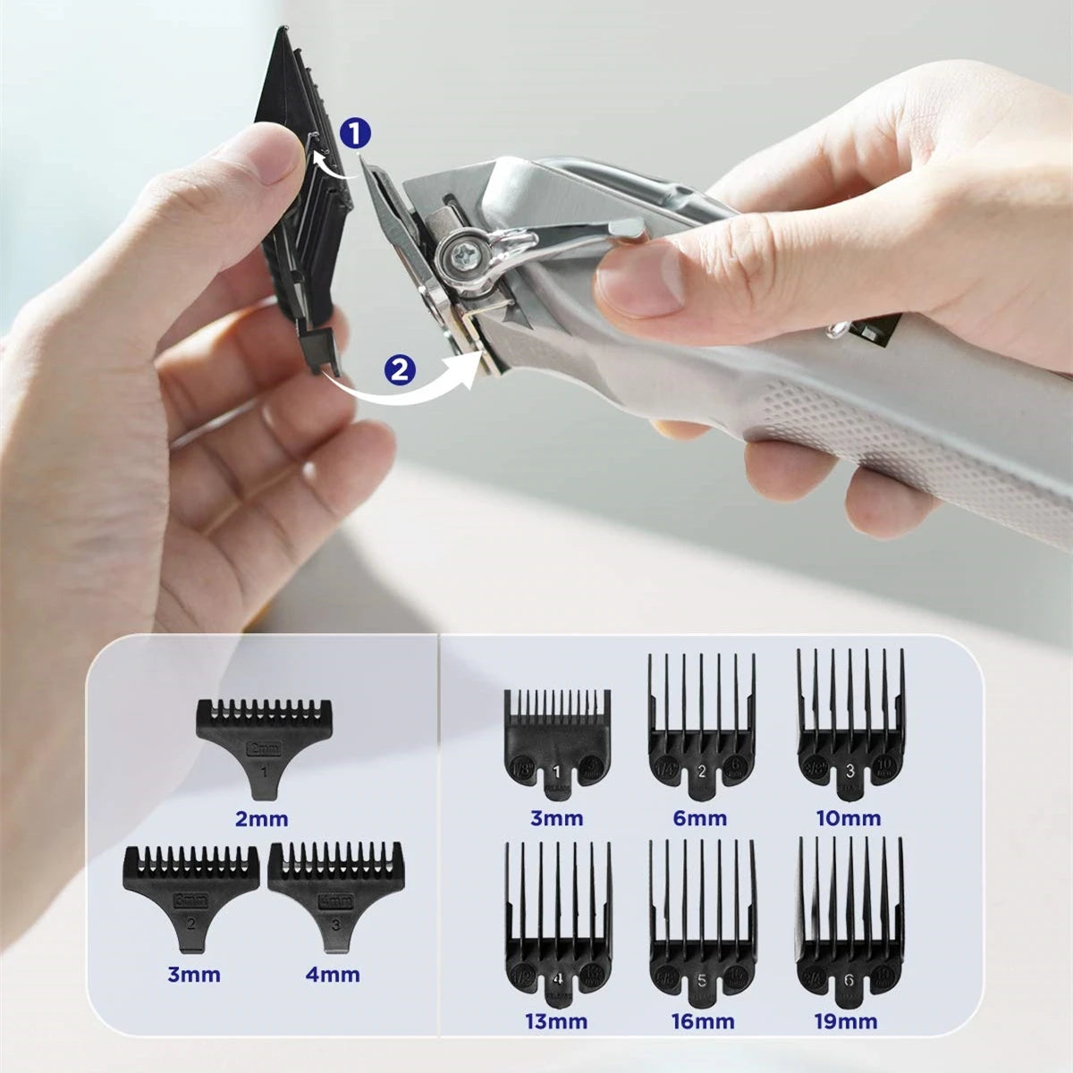 2024 Limural Home appliance Hair Clippers Professional Cordless Clippers Hair Cutting Beard Barbers Electric shaver for men