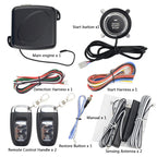 Auto car One start stop engine system with remote control Car PKE keyless entry start system open trunk for 12V SUV autostart