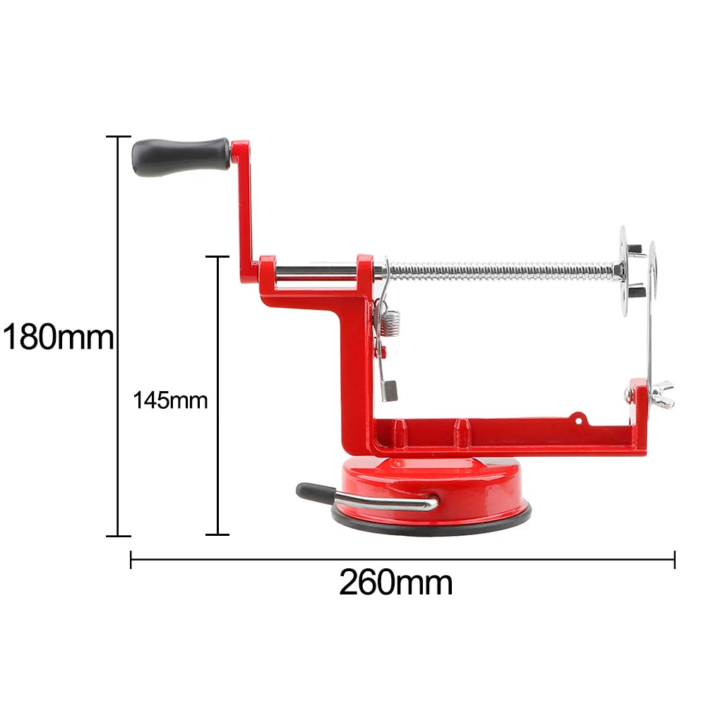 Twisted Potato Apple Slicer Vegetable Spiralizer Stainless Steel Manual Spiral French Fry Cutter Cooking Tools Imagen secundaria del producto