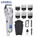 2024 Limural Home appliance Hair Clippers Professional Cordless Clippers Hair Cutting Beard Barbers Electric shaver for men