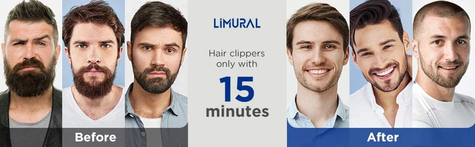 2024 Limural Home appliance Hair Clippers Professional Cordless Clippers Hair Cutting Beard Barbers Electric shaver for men