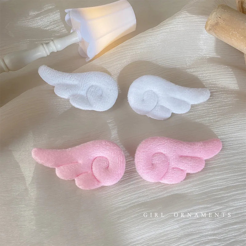 2PCS Cute Plush Children Side Hair Clips Anime Angel Cosplay Wings Hair Accessories Girls Cartoon Barrettes Headwear Hairpins Imagem secundária do produto