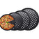 Nonstick Carbon Steel Pizza Crisper Trays Pizza Baking Pan Mold with Holes Round Deep Dish Plate