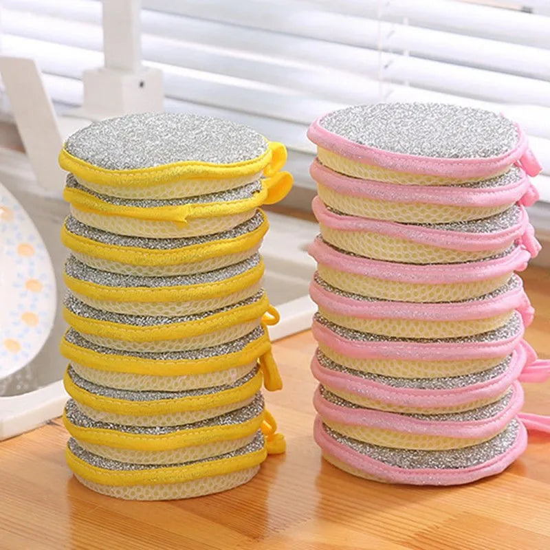 5/10/20Pcs Double Side Dishwashing Sponge Dish Washing Brush Pan Pot Dish Wash Sponges Household Cleaning Kitchen Tools Imagen secundaria del producto