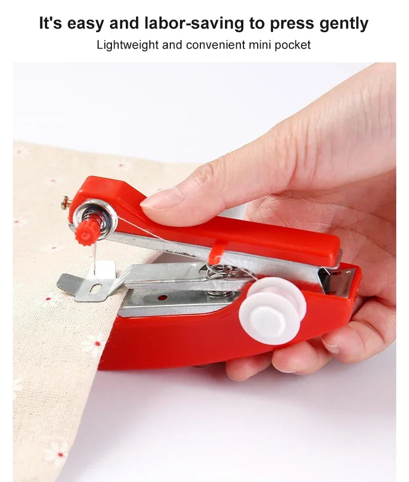 Manual Sewing Machine Portable Mini Cordless Stitch Machines Useful For DIY Household Clothes Leather Handheld Tools Accessories