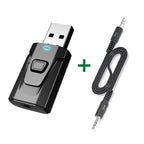 USB Bluetooth 5.4 Audio Transmitter Receiver MIC Wireless Adapter  3.5mm AUX/RCA for TV PC Headphone Home Stereo Car HIFI Music