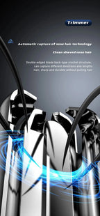 1 PCS Black Electric Nose Hair Trimmer Ear and Nose Hair Trimmer Professional Painless Nose Hair Trimmer For MenAnd Women