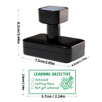 Learning Goal Stamp Set - Achieved, being achieved, not yet achieved - Teacher Grading Stamp - English Text Grading Stamp This w