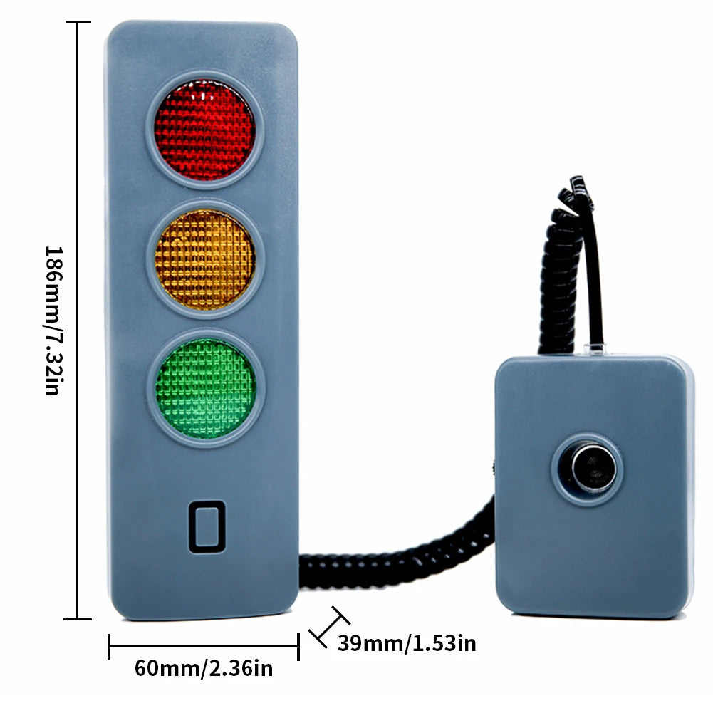 Auto Parking System Anti Collision Distance Stop Aid with Three Colors Light Car Guide Sensor Adjustable Battery Operated