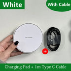 Wireless Charger Mobile Phone Chargers Pad Stand For iPhone 16 15 14 13 12 11 Pro Max Samsung Xiaomi Fast Charging Dock Station