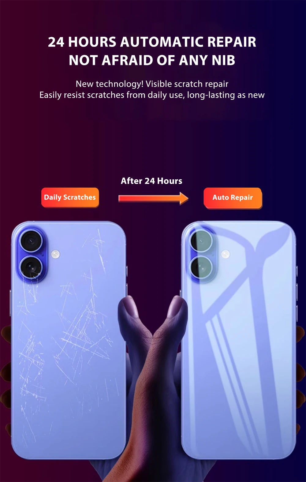 4-1Pcs Back Hydrogel Film For iPhone 17 Pro Max Soft Clear Screen Protector For iPhone 17 Air HD Phone Accessories Not-Glass