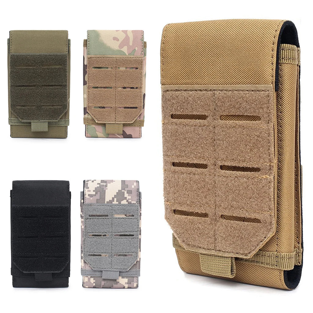 Outdoor Sports Molle Phone Pouch Waist Pack EDC Tool Bag Mobile Phone Holder Hiking Hunting Camping  Accessories Mag Holster Bag Image principale du produit