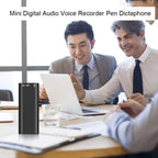 High Quality 3-in-1 Mp3 Player Professional Voice Digital Audio Mini Voice Recorder 192Kbps Recording WAV for Study Meeting Use