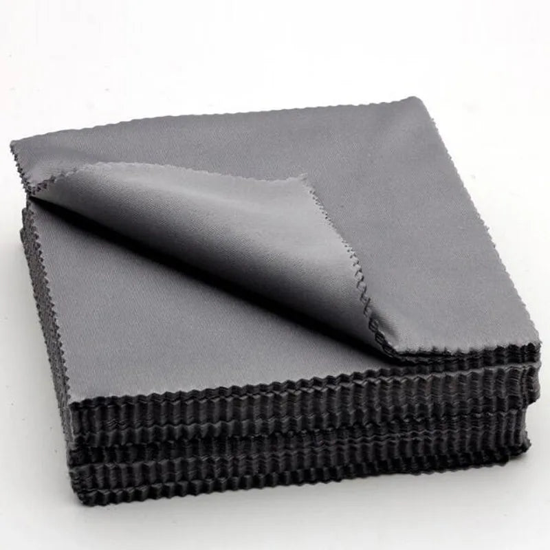 1/20/100/300 pcs/lot Black Microfiber Sunglasses Eyeglasses Cleaning Cloth 13*13cm Glasses Eyewear Clean Lens Cloth 2030