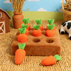 Dog Snuffle Mat Funny Interactive Enrichment Toys Carrot Puzzle Nosework Feed Games Pets Dog Activities For Boredom Relief