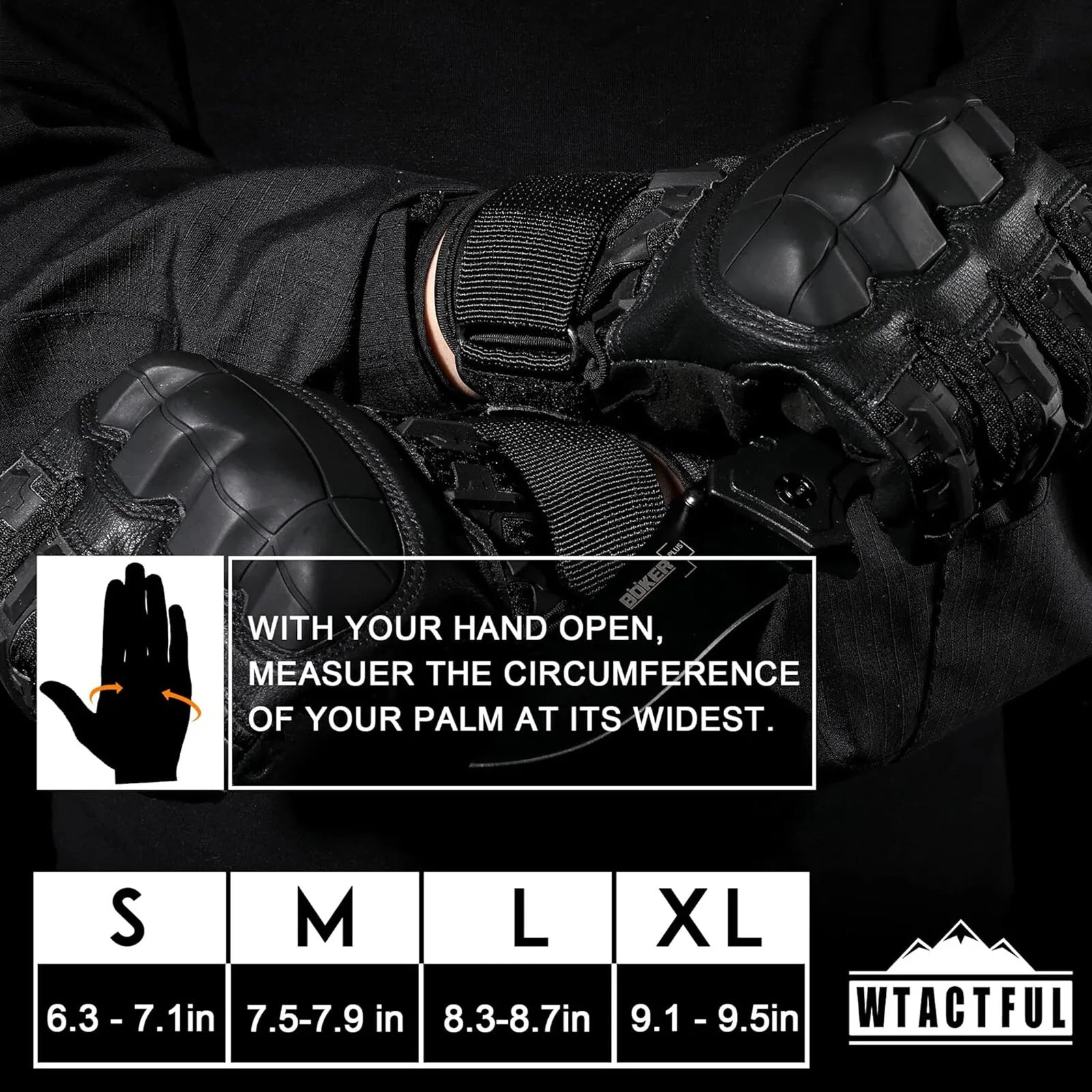 Tactical Full Finger Gloves for Men Ultimate Impact Protection Gloves Non-Slip Riding Shooting Fishing Multi-functional Gloves Image secondaire du produit