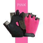 Anti-Slip Breathable Workout Gloves, Fingerless Fitness Training Gym Gloves for Men Women Bodybuilding Cycling Exercise