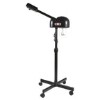 750ml Ozone Facial Steamer Height Adjustable Sprayer 360° Rotatable Movable Skin Care Equipment for Salon Beauty Spa White/Black