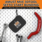 3D Printer Tool Kit 34PCS Maintenance with Nozzle Cleaning Tools, Scraper, Brushes, File Set, Cutter, Knife for FDM/SLA Printers