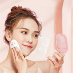 Portable LED Travel Makeup Mirror with 2X Magnification and Three Level Dimming - Double Sided, Handheld, Compact and Folding