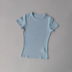 Women's Outdoor Sports Shirt Yoga Wear Fitness T-Shirt Quick Dry Running T-Shirt Workout Top Female Sportswear Exercise Clothing