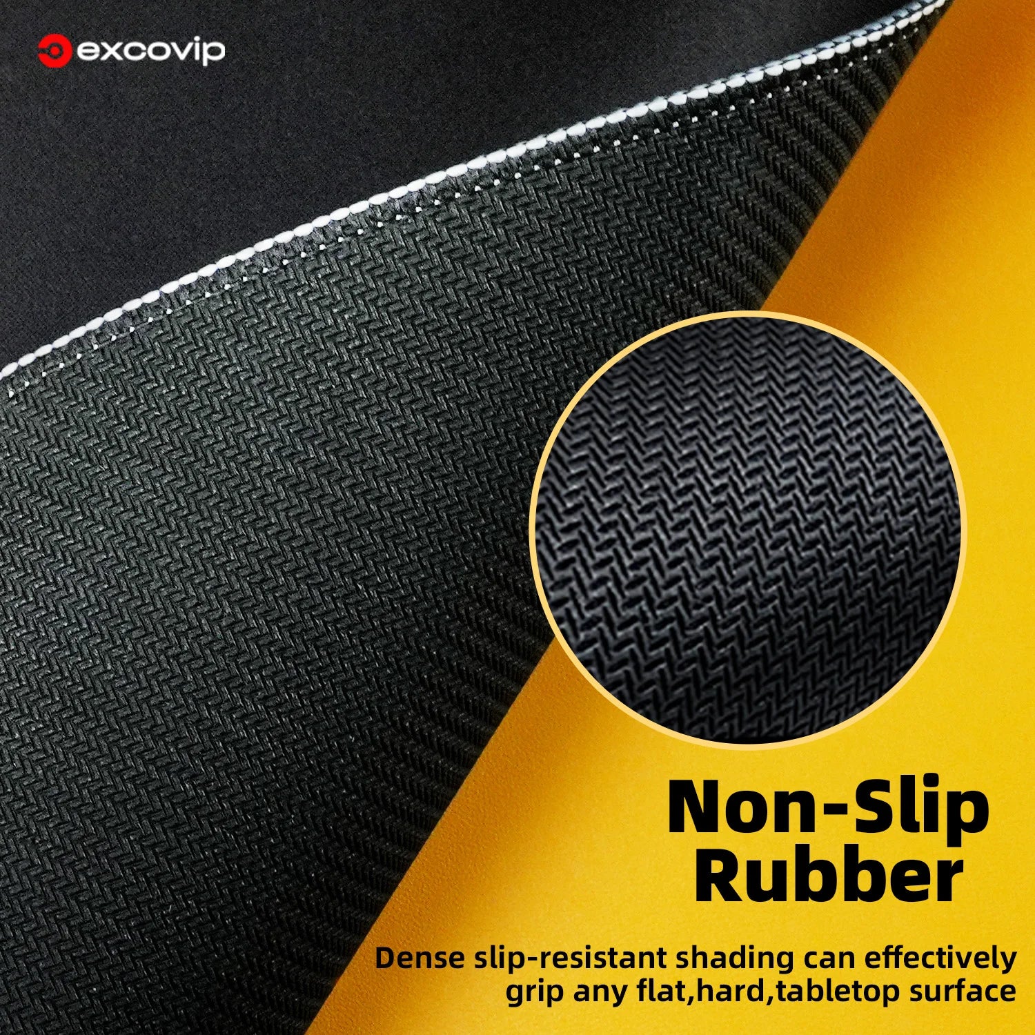 EXCO Mini Mouse Pad Office Mousepad Small with Stitched Edge Non-Slip Rubber Base for Home Laptop Computer Desk Gaming