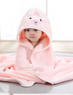 Cartoon Animal Baby Bath Towels Soft Newborn Hooded Towel Blanket Toddler Bathrobe Warm Sleeping Swaddle Wrap for Boys Girls
