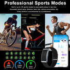 New Sport Fitness Tracker Smart Bracelet Men Women Heart Rate Sleep Monitor Pedometer Call Reminder Waterproof Smartwatch Band