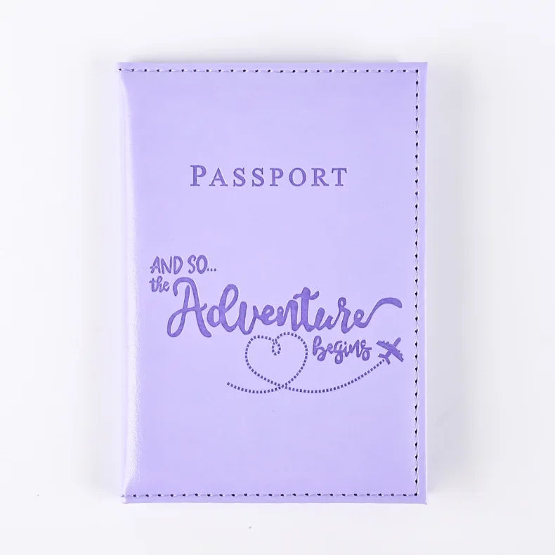 Passport Holder Wallet Cover Travel Essentials Pu Leather Card Case International Travel Accessories for Women/Men