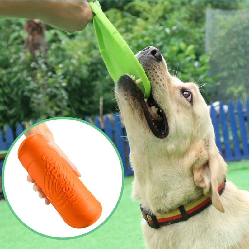 Dog Toys Silicone Flying Disc Fashion Multicolor Resistant Chew Toys Puppy Outdoor Game Trainning Interactive Supplies Image secondaire du produit