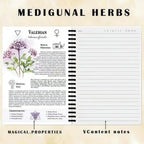 Step-by-Step Herbal Recipe Book for Natural Healing: Heart Health & Focus Guide. Spiral Bound Wellness Book, Healthy Gift