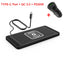 Car Wireless Charger Silicone Non-Slip Pad for iPhone 15 14 13 12 Samsung S24 S23 Xiaomi Car Phone Fast Induction Charging Pad