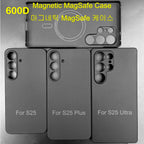 Carbon Fiber Case For Samsung Galaxy S25 Ultra/S25+/S25/S25 Edge Lens Camera Protection Aramid Fiber Cover Lightweight Slim Case