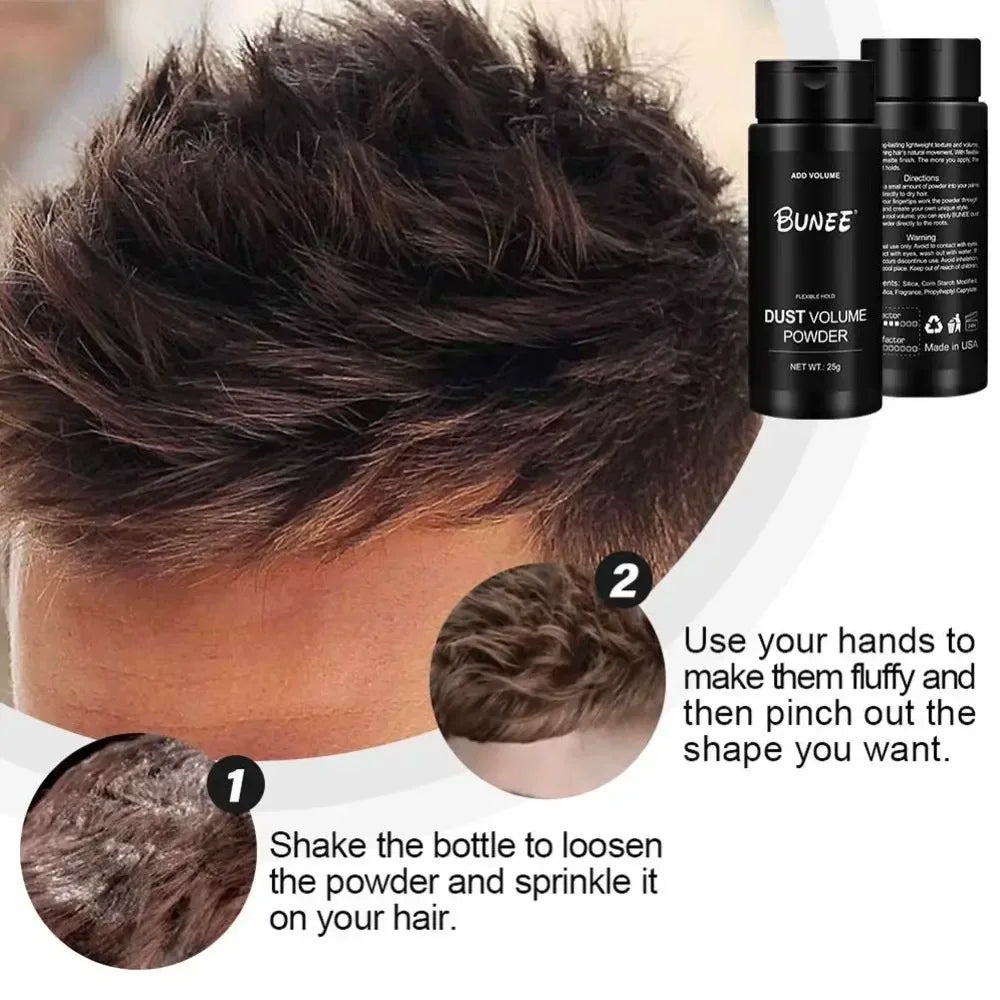 Volumizing Hair Styling Powder – Oil Control, Quick Set, DIY-Friendly,Long-Lasting Hold for Men & Women,Certified,Non-Irritating Imagen secundaria del producto