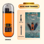 2 In 1 Electric Portable Ear And Nose Hair Trimmer Clipper 2024 Professional Painless Portable Eyebrow For Men