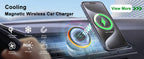 Car Wireless Charger Silicone Non-Slip Pad for iPhone 15 14 13 12 Samsung S24 S23 Xiaomi Car Phone Fast Induction Charging Pad