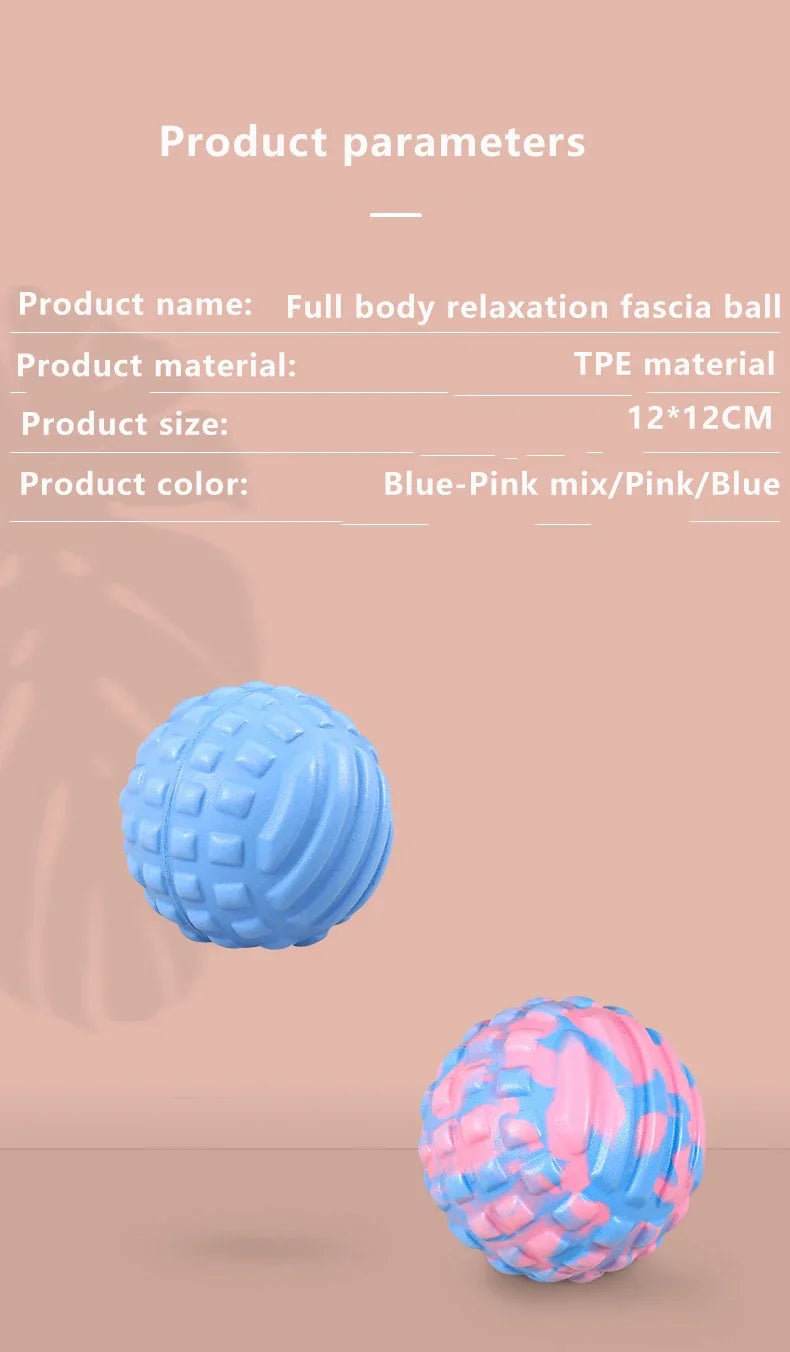 Massage Ball Yoga Massage Roller Relieving Muscle Tension Pressure Massaging Balls Fit For Trigger Point Treat Exercise Yoga