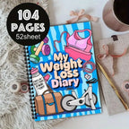 Fitness Tracker Weight Loss Plan Book 104 Pages 12 Weeks Monthly Planner Progressive Wellness Planner Diet Meal Notepad Health