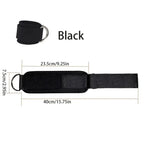 Adjustable Ankle Cuffs - Leg Workout Straps for Glute & Thigh Training, Cable Machine Exercise Accessories ankle weights ankle