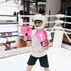 2PCS Kids Boxing Gloves Children Punch Training Sparring Kickboxing Fighting Fitness Mitts Hitting Hand Protector for Boys Girls