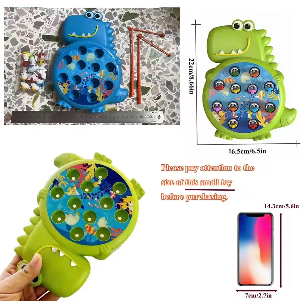 Baby magnetic fishing toys, educational toys, children's first birthday gifts, boys' and girls' intelligence development parent- Image secondaire du produit