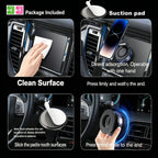Magnetic Suction Cup Phone Mount for Magsafe 360° Adjustable Magnetic Car Phone Holder Pocket Size Foldable Car Mount