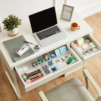 7PCS/Set Desk Drawer Organizers Set Plastic Bathroom Storage Makeup Organizer Clear Transparent Storage Box Drawer Organizer