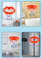 Baby Bath Toy Mini Shooting Basket Frame Toys Bathtub Shooting Basketball Play Water Game Toy Set with 3 Balls for Kids Children