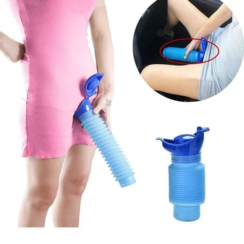 Car Adult Urinal Portable Shrinkable Personal Mobile Toilet Potty Women Kid Pee Bottle for Outdoor Auto Travel Traffic Camping