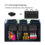 Versatile Oxford Cloth Car Trunk Storage Bag Rear Seat Back Hanging Vehicle Organizer Box for Automobile Interior