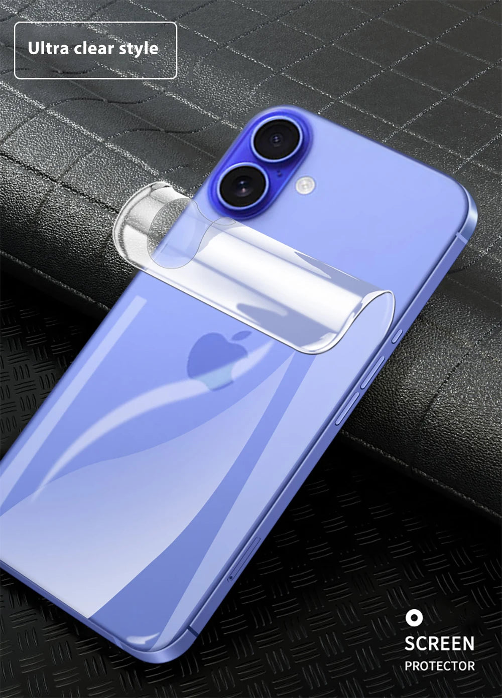 4-1Pcs Back Hydrogel Film For iPhone 17 Pro Max Soft Clear Screen Protector For iPhone 17 Air HD Phone Accessories Not-Glass