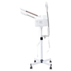 3-in-1 Facial Steamer Beautician Steamer Deep Cleaning w/Hot and Cold Nozzle LED Magnifying Lamp Beauty Salon Spa